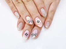 ネイルコレクション ピンク(Nail Collection Pink)/ジェル放題★３Ｄフラワー