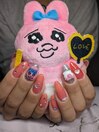 子供ネイル♪おぱんちゅうさぎ