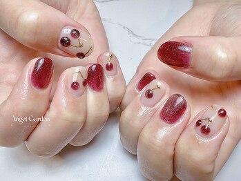 エンジェルガーデンネイル 池袋店(Angelgarden nail)/ふっくらさくらんぼ♪