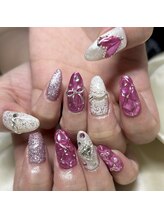 ソラール(SOLAR)/キラキラ☆ピンクネイル