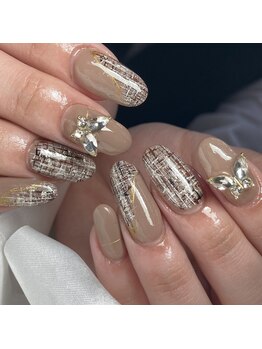 ツイードネイル☆
