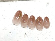 リベレ(LIBELLE)/ニュアンスネイル/ブラウン