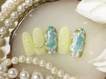 ウィズ フェリーク/爽やかフラワーネイル
