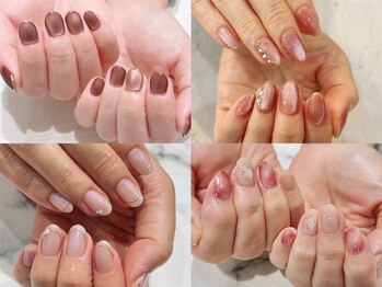 マーノ 津田沼ビート店の写真/繊細手書きアート～トレンドまでサンプル多数★貴方のしたいネイルがきっと見つかる♪持ち込みデザインOK！
