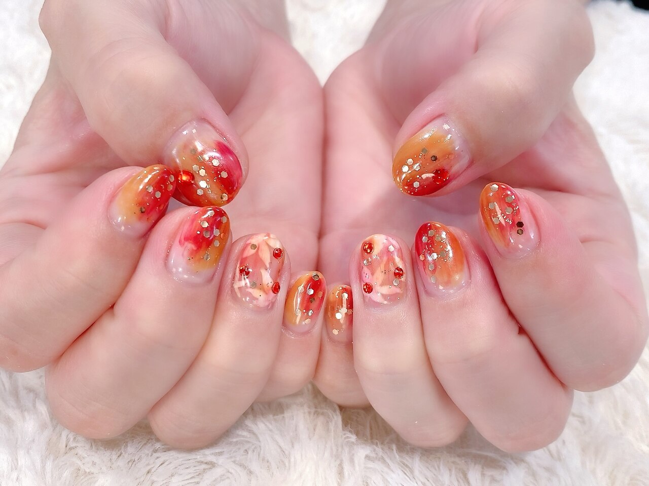 2025年-2026年冬トレンド】もみじのネイルデザイン集｜人気順