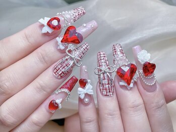 メロディービューティーサロン(Melody)の写真/【スカルプ&ジェルアート180分やり放題¥16980】本気の"可愛い"指先に☆長さ出しやスカルプが初めての方も◎