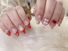 ハラ(Hara)/チェック　リボン　ハート