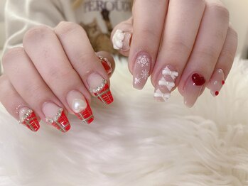 ハラ(Hara)/チェック　リボン　ハート