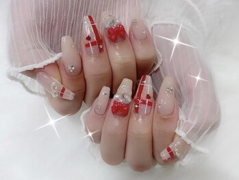 プティネイル 池袋(Puty Nail)/チェックネイル　スカルプ