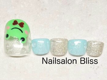 ネイルサロンブリス(nail salon Bliss)/定額FOOTシンプルアート￥5720