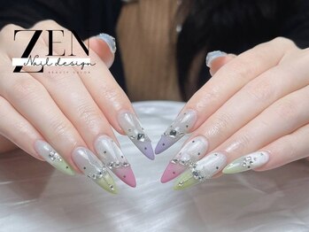 ゼン ネイル デザイン 池袋(ZEN NAIL DESIGN)/題長さだしやり放題×つけ放