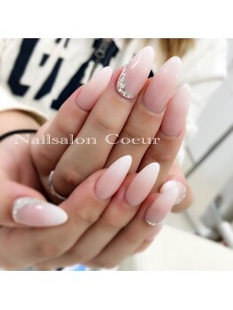 ネイルサロン クール(Nailsalon Coeur)/ベイビーブーマー 白グラデ