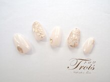 トロワ(Trois)/ミラーアートネイル