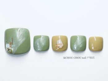アンドシュシュネイル(&CHOU CHOU nail)/フット定額