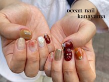 オーシャンネイル 金山店(Ocean Nail)/#オータムネイル