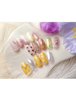 手描きアートが得意なサロン