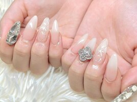 ちゅるんグラデネイル