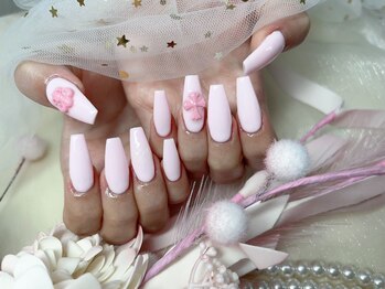 スノーネイルサロン 新宿店(Snow nail salon)/ピンクネイル