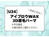 【学割U24】平日メンズ眉毛WAX×立体眉毛パーマ ［メンズアイブロウ/栄］