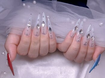 ユミ(U mi)/チップ長さ出し>アートやり放題