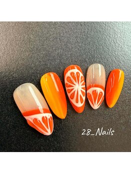 28ネイル 阿佐ヶ谷店/夏・海・マンスリーデザイン