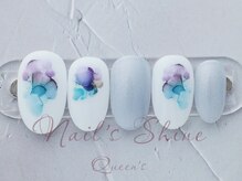 ネイルズシャインクイーンズ(nail's Shine Queen's)/上品トレンドアート