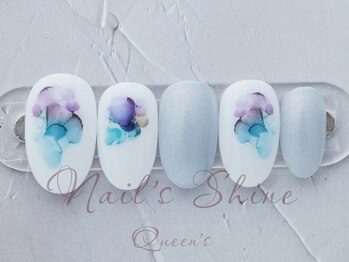 ネイルズシャインクイーンズ(nail's Shine Queen's)/上品トレンドアート