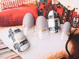 オトナツイードネイル