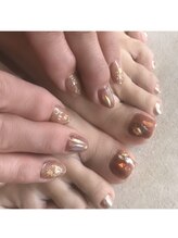 アンバー(Amber)/オーロラフィルム埋め込み♪