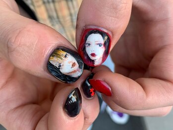 エムサロン 伊勢崎(emusalon)/ZOC痛ネイル＊似顔絵　byトモ