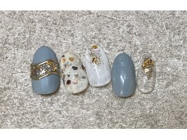 夏ニュアンスネイル