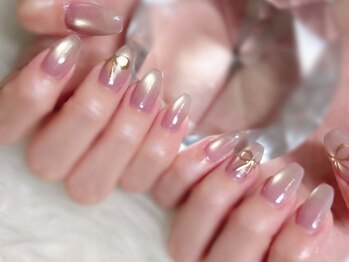 ノエル ネイル(NOEL)/マグネット×リボンアート