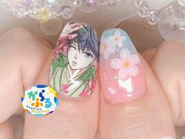 お客様オーダー推し活痛ネイル