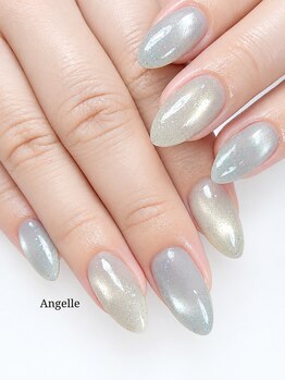 アンジュレ(Angelle)の写真/自爪に優しい付け替え時ベース1層残すフィルイン施術☆大人女性に人気のマグネットネイルも種類200色以上