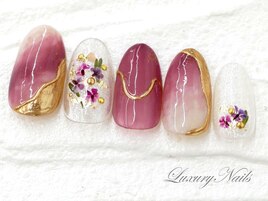 上品＊フラワーNail
