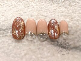 ベージュホログラム