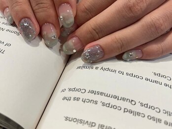 ファンクションネイルズ 表参道 原宿(FUNCTION NAILS)/雲ネイル/くすみカラー