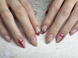 チェックネイル