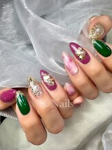 S. Nails【フィルイン/長さだし/マグネット/ニュアンス/フット/ハンドケア】/