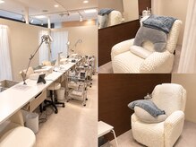 ネイルテリア ココ(nailterior COCO)の雰囲気（清潔感あふれる空間でネイルもまつげも心地よい癒しのひと時を♪）