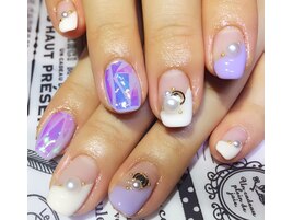 シンプル個性派ネイル♪