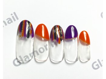 グラマーネイル(Glamor nail)/ハロウィンネイル☆¥6,900