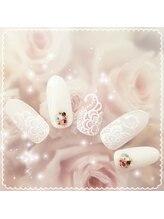 ネイルサロンシャネイル/シンプルレリーフネイル