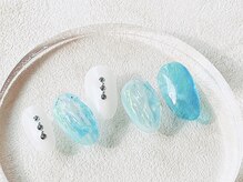 ブレスネイル(brace Nail)/キラキラ夏ネイル