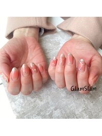 ピンクネイル/春ネイル