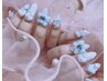 【ジェル】3D・アート・パーツやり放題！ハートリボン天使の羽