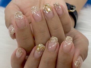 ディーネイル 池袋(D-nail)/【山崎】キラキラゴールド