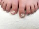 Lumea Nail Salon【6/5 NEWOPEN(予定)】の写真/【OPEN記念☆ワンカラー￥7000→￥5000】湘南の海風感じる♪フットネイルニュアンスデザイン◎
