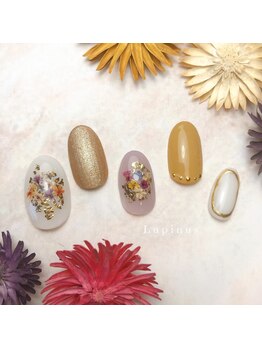 ルピナス(Lupinus)/卒業式ネイル