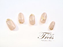 トロワ(Trois)/ミラーアートネイル